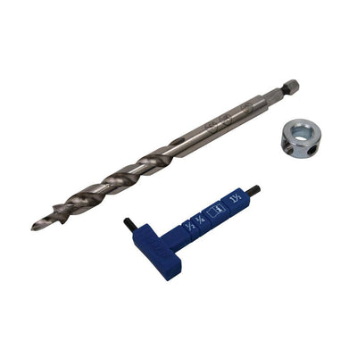 Easy-Set Drill Bit with Stop Collar and Gauge/Hex Wrench - Super Arbor
