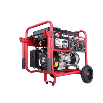 All Power 3300-Watt Gasoline Powered Portable Generator CARB Approved with Wheel Kit - Super Arbor