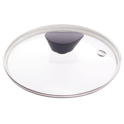 12 in. Earth Frying Pan Lid in Tempered Glass - Super Arbor