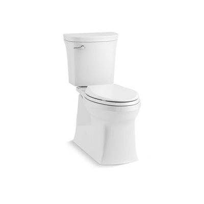 Valiant the Complete Solution 2-piece 1.28 GPF Single-Flush Elongated Toilet in White, Seat Included (3-Pack) - Super Arbor