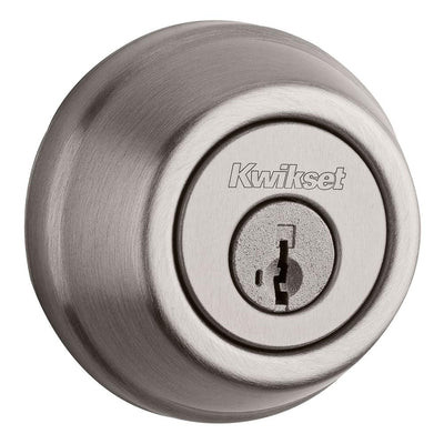 914 Signature 2nd Gen Traditional Satin Nickel Single Cylinder Deadbolt Featuring SmartKey and Home Connect Technology - Super Arbor