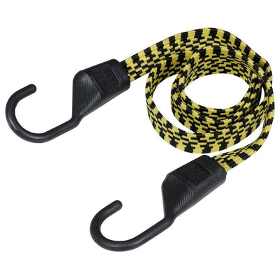 48 in. Flat Bungee Cord Ultra in Yellow and Black - Super Arbor
