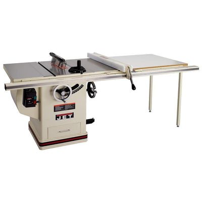 5 HP 10 in. Deluxe XACTA SAW Table Saw with 50 in. Fence, Cast Iron Wings and Riving Knife, 230-Volt - Super Arbor