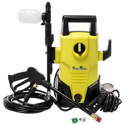 XtremepowerUS 1300 PSI 1.2 GPM Mini Electric Hot/Cold Water Pressure Washer with Spray Gun, Reel Hose, Max Jet XP2000S - Super Arbor