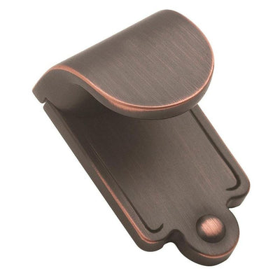 Inspirations 1-7/8 in (48 mm) Length Oil-Rubbed Bronze Cabinet Finger Pull - Super Arbor