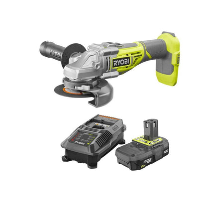 18-Volt ONE+ Cordless Brushless 4-1/2 in. Cut-Off Tool/Angle Grinder with 2.0 Ah Battery and Charger Kit - Super Arbor