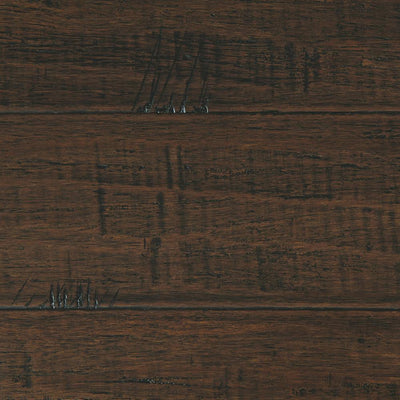 Home Decorators Collection Hand Scraped Strand Woven Wellington 1/2 in. T x 7-1/2 in. W x 72-7/8 in. L Engineered Click Bamboo Flooring - Super Arbor