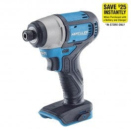 20V Lithium-Ion Cordless Compact 1/4 in. Hex Impact Driver - Tool Only - Super Arbor