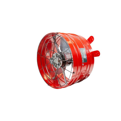 2860 CFM Red Electric Powered Gable Mount Electric Attic Fan - Super Arbor