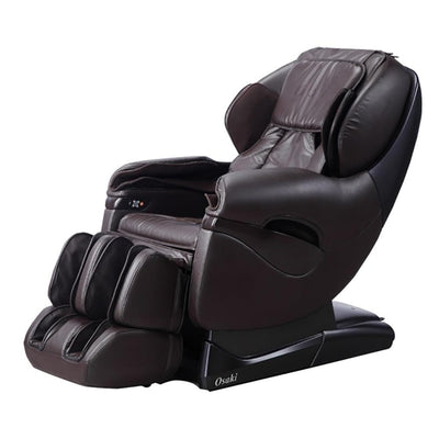 Pro Series Brown Faux Leather Reclining Massage Chair - Super Arbor