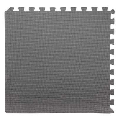 Stalwart Grey 24 in. x 24 in. x 0.5 in. Interlocking EVA Foam Floor Mat (6-Pack)