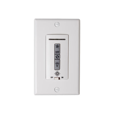 White Hardwired Ceiling Fan Wall Switch - Super Arbor