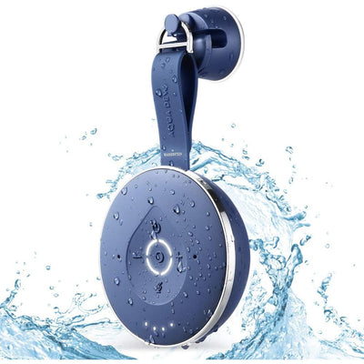 Aqua Dew - The World's First Splashproof Alexa Shower Speaker - Wi-Fi and Bluetooth-Enabled Smart Speaker in Blue - Super Arbor