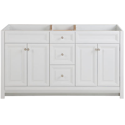 Brinkhill 60 in. W x 34 in. H x 22 in. D Bath Vanity Cabinet Only in White - Super Arbor