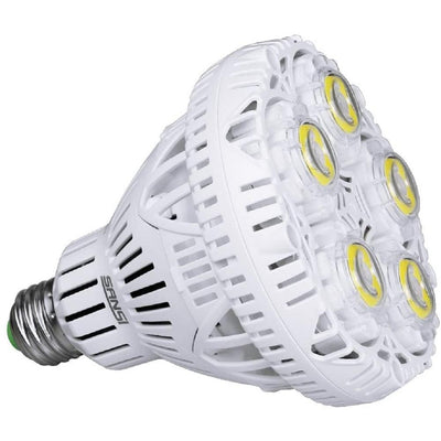 SANSI 300-Watt Equivalent 4000 Lumens 1-Light BR30 Non-Dimmable LED Light Bulb in Daylight 5000K - Super Arbor