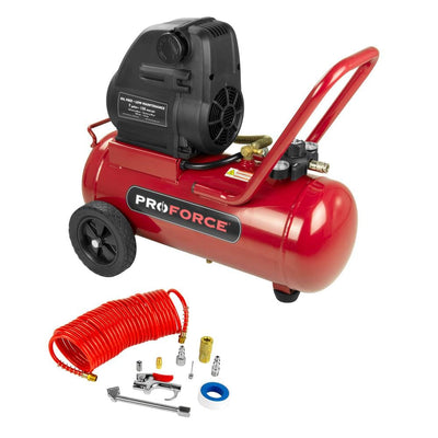 7 Gal. Oil Free Electric Air Compressor with Kit - Super Arbor