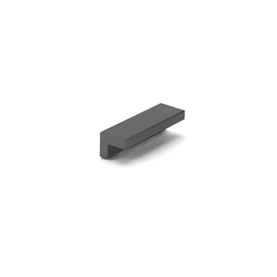 2-1/2 in. (64 mm) Brushed Black Stainless Steel Contemporary Drawer Pull - Super Arbor