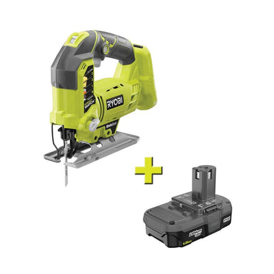 18-Volt ONE+ Cordless Orbital Jig Saw with 1.5 Ah Compact Lithium-Ion Battery - Super Arbor