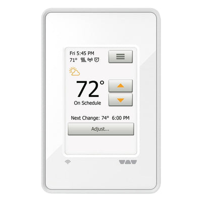Schluter Ditra-Heat Wi-Fi Programmable Thermostat, Bright White - Super Arbor