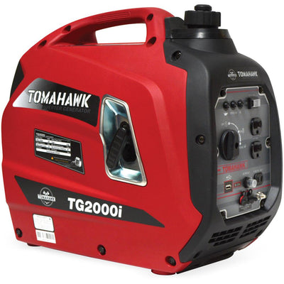 Tomahawk Power 2000-Watt Gas Powered Recoil Start Inverter Generator with 2.5 HP Engine - Super Arbor
