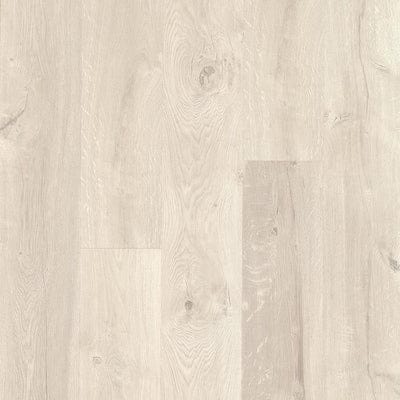 Pergo TimberCraft + WetProtect Waterproof Ocean View Oak 7.48-in W x 4.52-ft L Embossed Wood Plank Laminate Flooring