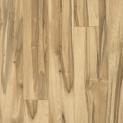 QuickStep Studio + Spill Repel Concord Maple 6.14-in W x 3.93-ft L Smooth Wood Plank Laminate Flooring