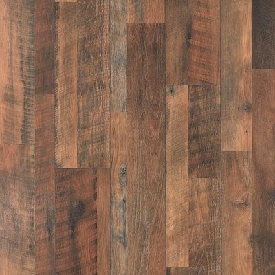 QuickStep Studio + Spill Repel Restoration Oak 7.48-in W x 3.93-ft L Embossed Wood Plank Laminate Flooring