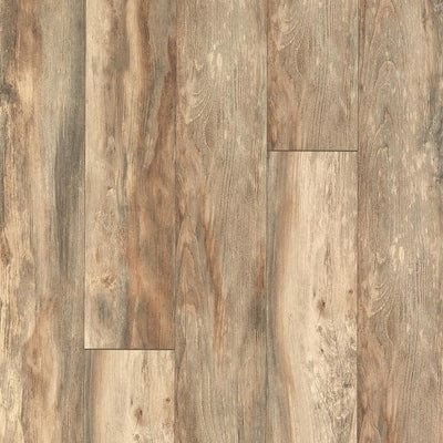 Pergo Portfolio + WetProtect Waterproof Brentwood Pine 7.48-in W x 3.93-ft L Embossed Wood Plank Laminate Flooring