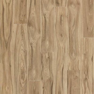 Pergo Portfolio + WetProtect Waterproof Natural Park Hickory 6.14-in W x 3.93-ft L Embossed Wood Plank Laminate Flooring