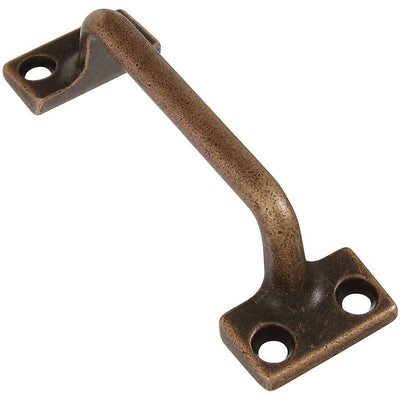 3-3/8 in. Distressed Antique Copper Utility Center-to-Center Pull