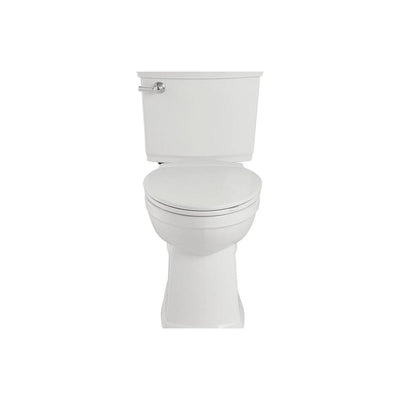VorMax Plus Tall Height 2-Piece 1.28 GPF Single Flush Elongated Toilet in White with Slow Close Seat - Super Arbor