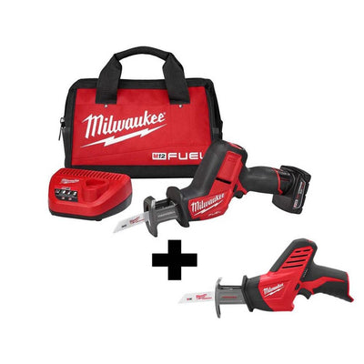 M12 FUEL 12-Volt Cordless Lithium-Ion Brushless HACKZALL Reciprocating Saw Kit with Free M12 HACKZALL - Super Arbor
