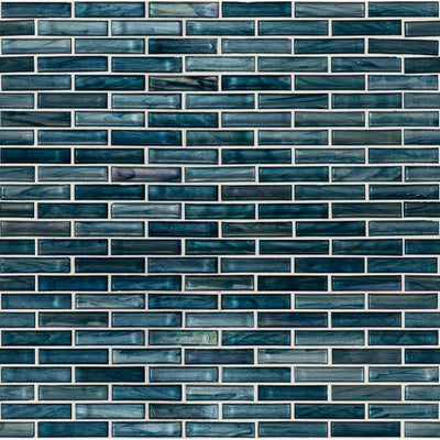 Oasis Blast 12 in. x 12 in. x 6mm Glass Mesh-Mounted Mosaic Tile (15 sq. ft./Case) - Super Arbor