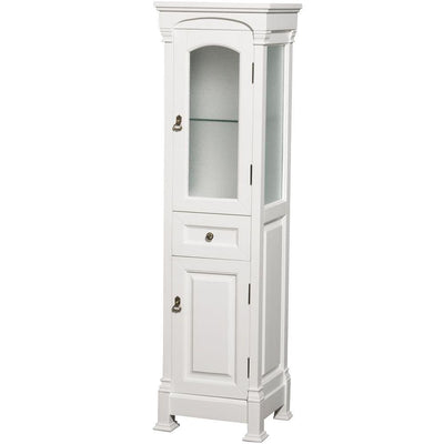 Andover 18 in. W x 65 in. H x 16 in. D Bathroom Linen Storage Cabinet in White