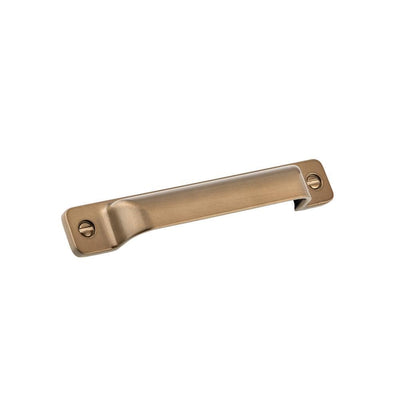 5-1/16 in. (128 mm) Center-to-Center Champagne Bronze Transitional Cup Pull - Super Arbor