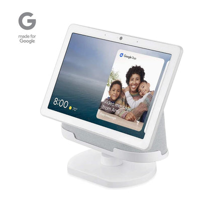 Official Made for Google Wasserstein Adjustable Stand Compatible with Google Nest Hub Max in Chalk - Super Arbor