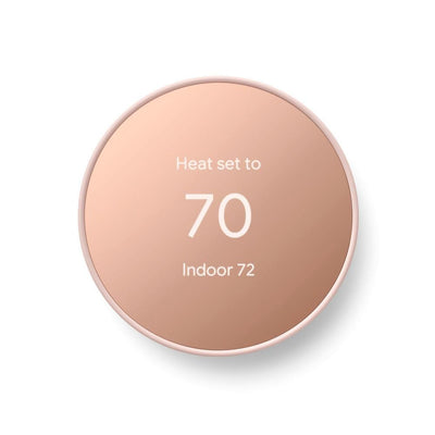 Nest Thermostat - Smart Programmable Wi-Fi Thermostat - Sand - Super Arbor