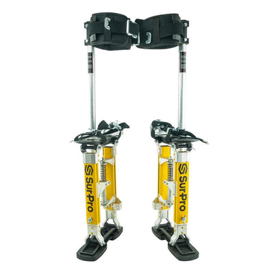 SurPro 15 in. to 23 in. Adjustable Height Single Support Legs Magnesium Drywall Stilts - Super Arbor