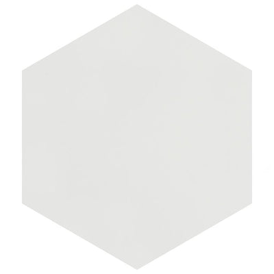 Merola Tile Textile Hex White 8-5/8 in. x 9-7/8 in. Porcelain Floor and Wall Tile (11.56 sq. ft. / case) - Super Arbor