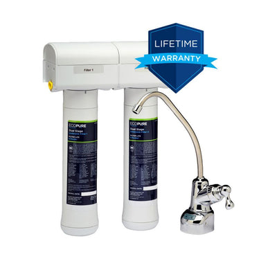 No Mess Dual Stage Drinking Water Filter System - Super Arbor