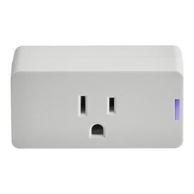 Smart Plug Indoor Wi-Fi 3-Prong Single Outlet Plug Alexa/Asst Compatible, Remote Access, Multi Control and Schedule - Super Arbor