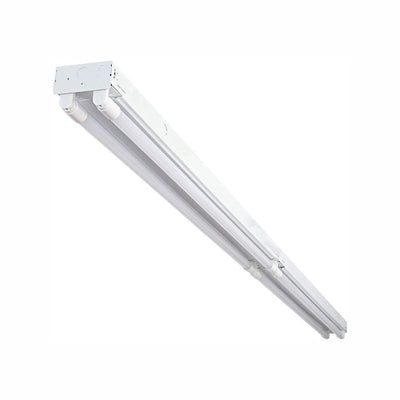 8 ft. 4-Light T8 Industrial LED White Strip Light with 1800 Lumen DLC Flex Tubes 3500K - Super Arbor