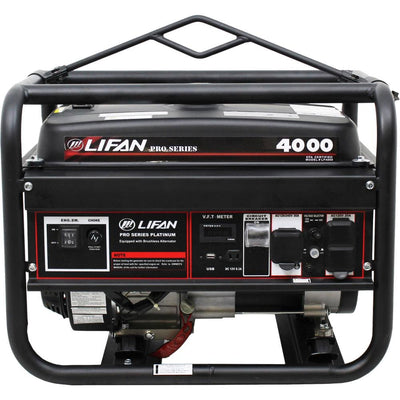 LIFAN Pro Series 4,000/3,500-Watt Gasoline Powered Portable Generator - Super Arbor