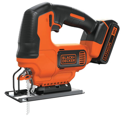 20-Volt MAX Lithium-Ion Cordless Jigsaw with 1.5 Ahr Battery and Charger - Super Arbor