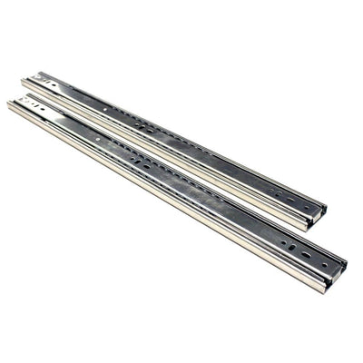 22 in. Side Mount Soft Close Full Extension Ball Bearing Drawer Slide with Installation Screws (1-Pair) - Super Arbor