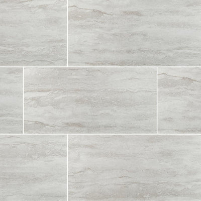 MSI Nyon Gray 12 in. x 24 in. Polished Porcelain Floor and Wall Tile (16 sq. ft. / case) - Super Arbor