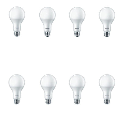 Philips 75-Watt Equivalent A21 Dimmable Energy Saving LED Light Bulb Daylight (5000K) (8-Pack)