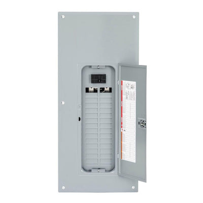 Homeline 125 Amp 30-Space 60-Circuit Indoor Main Breaker Plug-On Neutral Load Center with Cover - Super Arbor