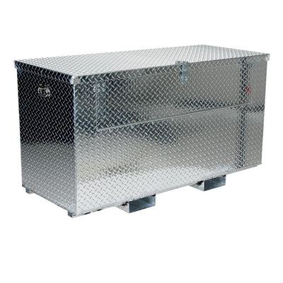 36 in. x 48 in. Aluminum Portable Fold Down Tool Box with Fork Pockets - Super Arbor