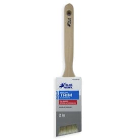 Blue Hawk Natural Bristle-Polyester Blend Angle 2-in Paint Brush - Super Arbor